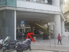 Step 5: After passing through the building